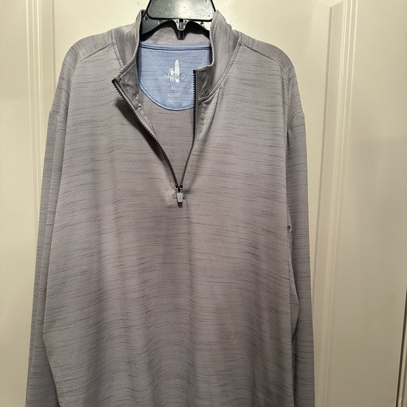 1/4 Zip Pullover in Graphite Grey by Johnnie-O main image 1